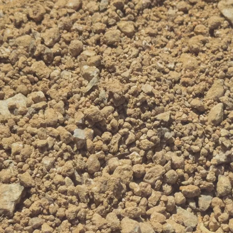 Brown decomposed granite from Rio Stone