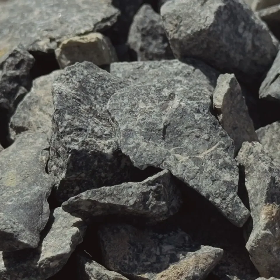 Three-quarter-inch Metal Grey landscape rock